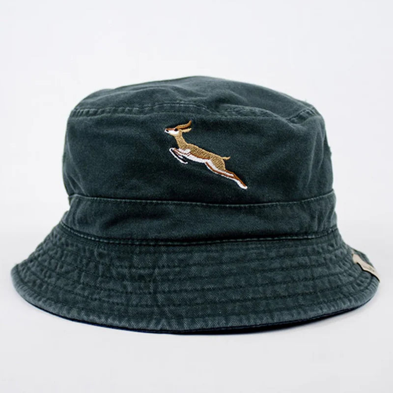 Springboks Reversible Bucket Hat-OS Green