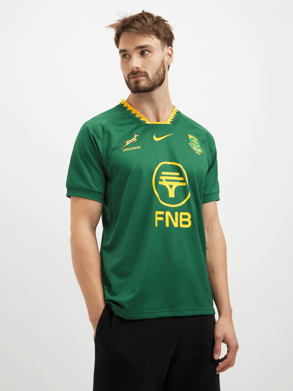 Nike Men's Springboks Home 25/26 Green Stadium Jersey