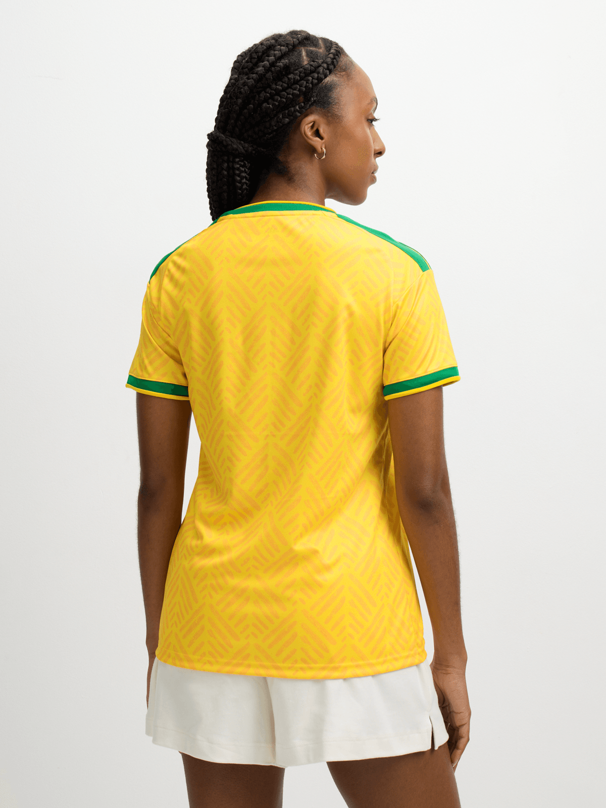 Adidas Women's South Africa Banyana Home World Cup 26 Yellow/Green Stadium Jersey