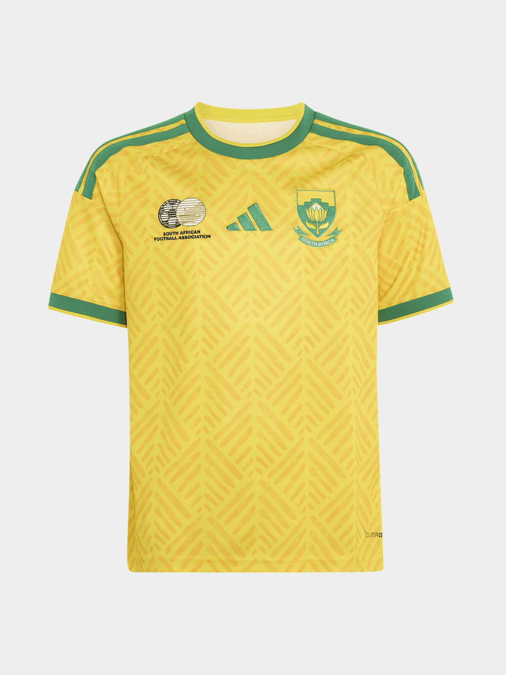 Adidas Youth South Africa Bafana Home World Cup 26 Yellow/Green Stadium Jersey