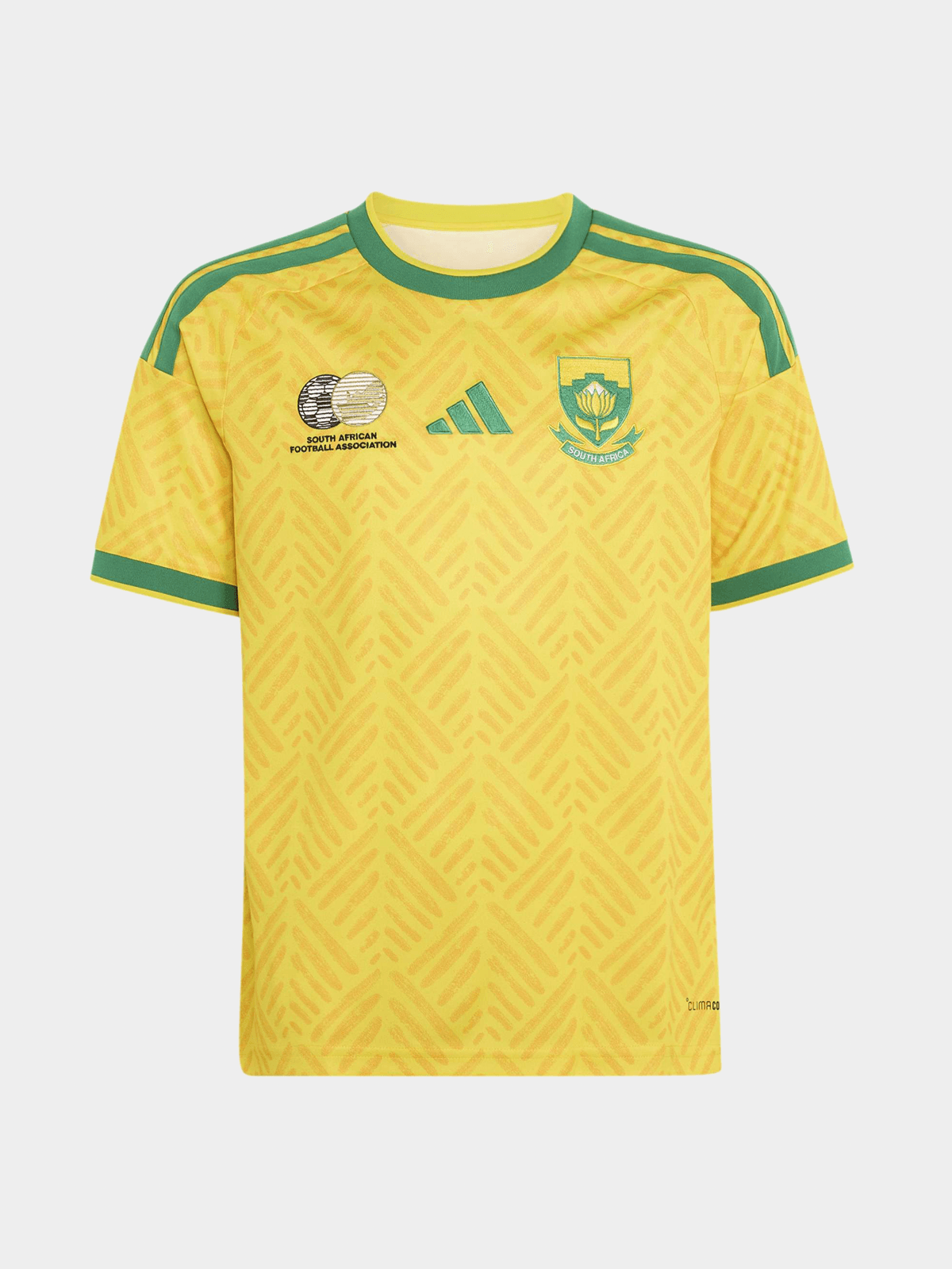 Adidas Youth South Africa Bafana Home World Cup 26 Yellow/Green Stadium Jersey