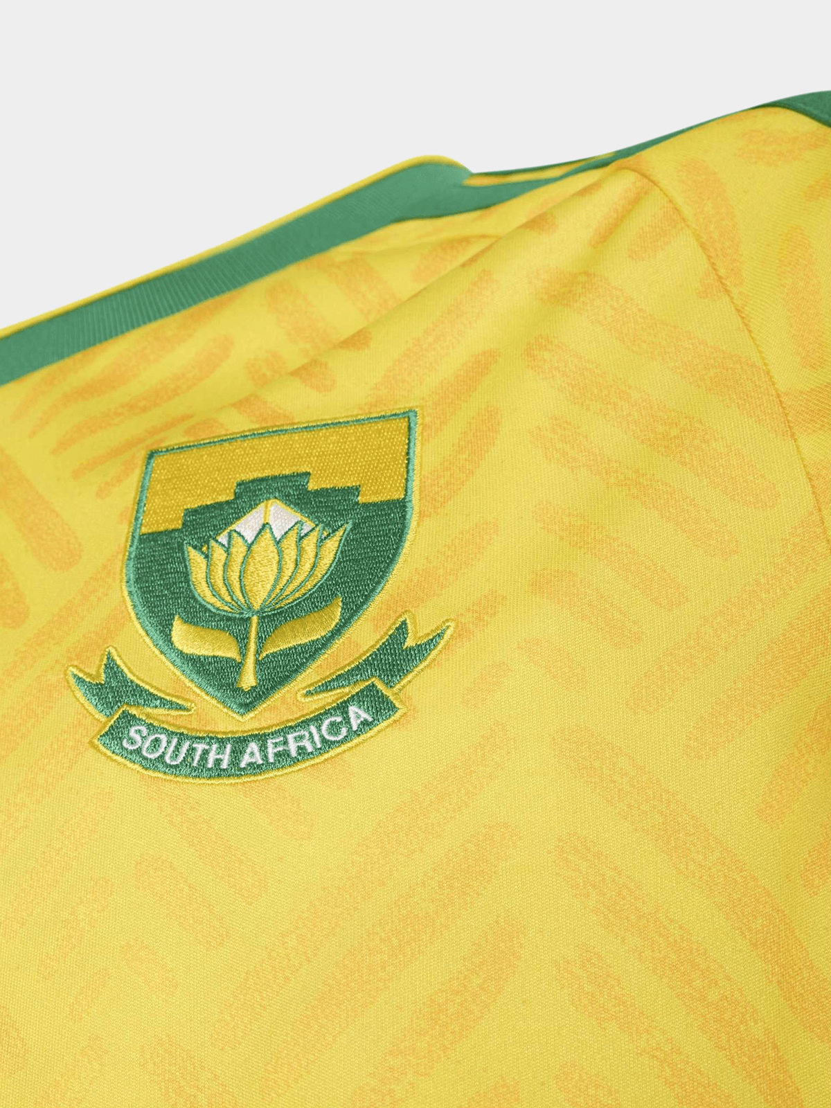 Adidas Youth South Africa Bafana Home World Cup 26 Yellow/Green Stadium Jersey