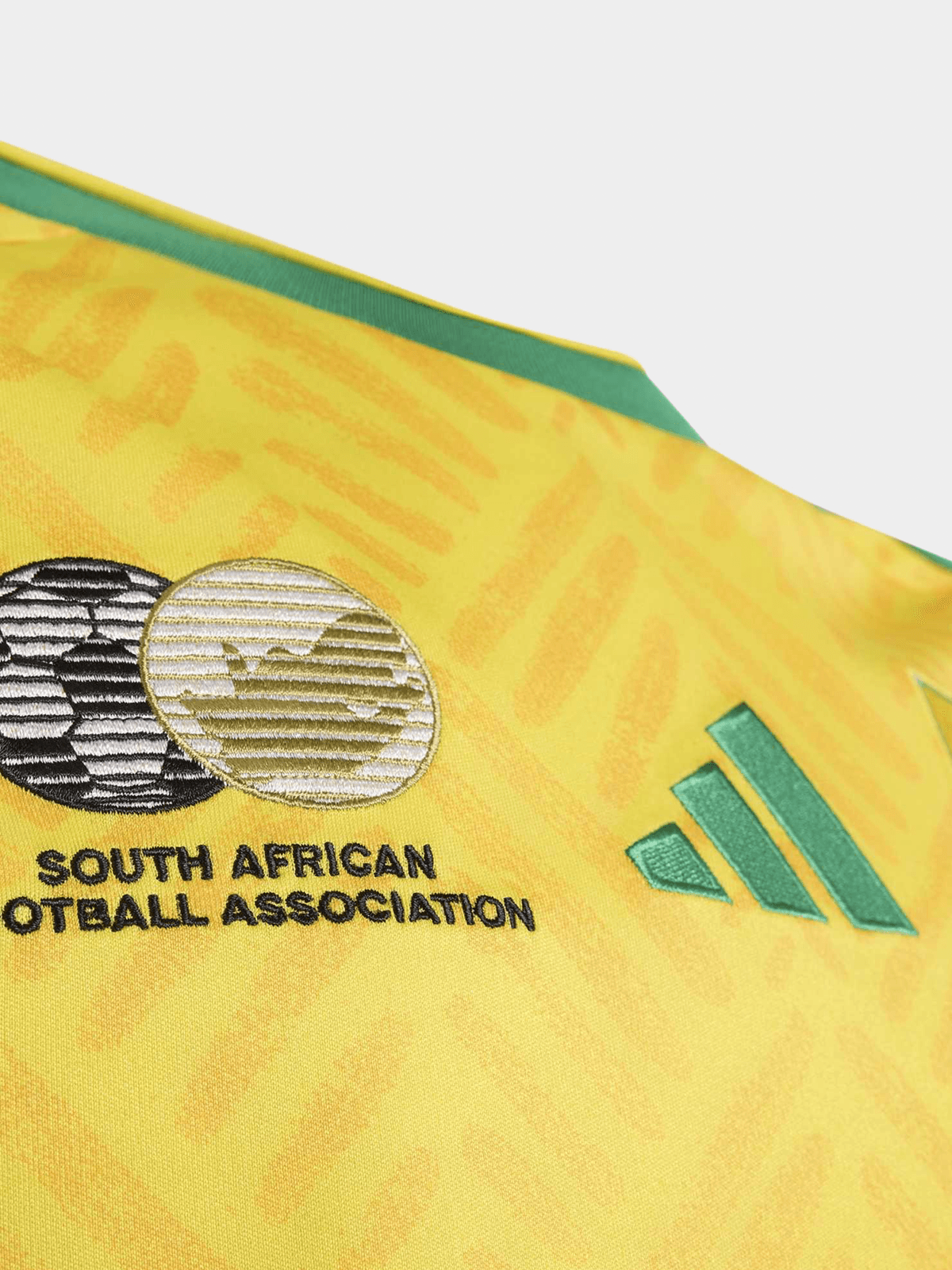 Adidas Youth South Africa Bafana Home World Cup 26 Yellow/Green Stadium Jersey