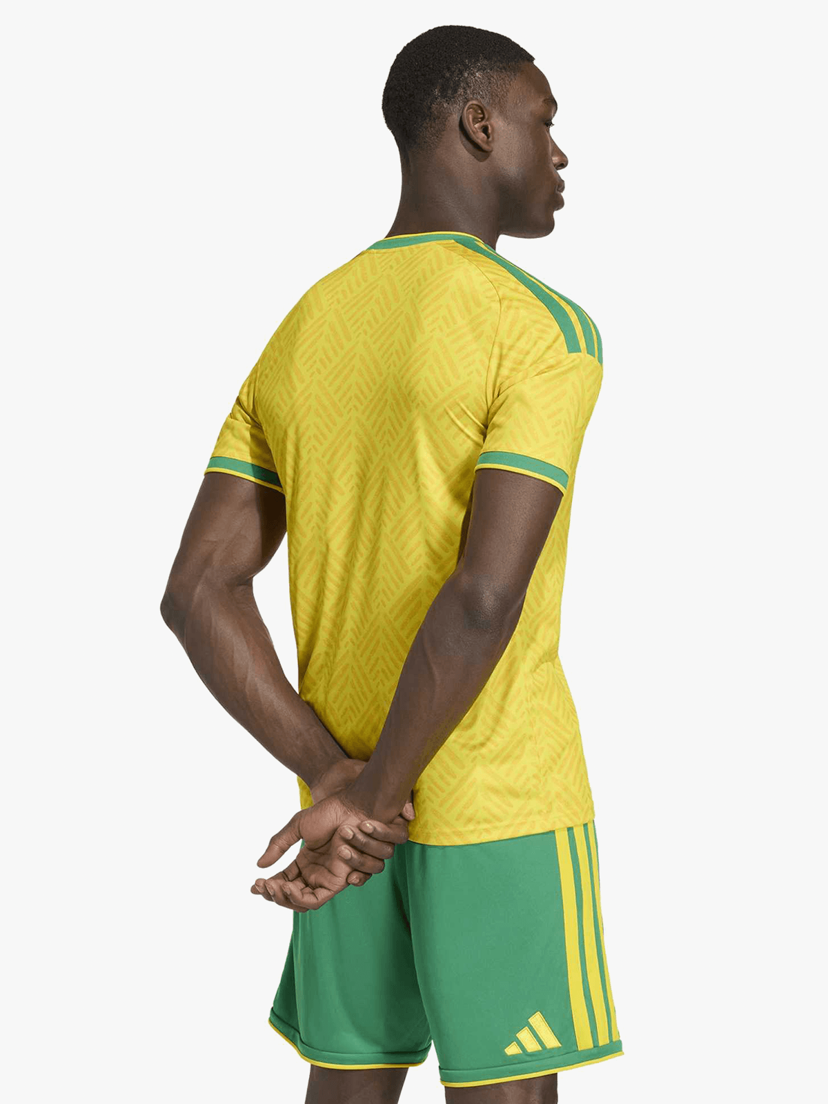 Adidas Men's South Africa Bafana Home World Cup 26 Yellow/Green Stadium Jersey
