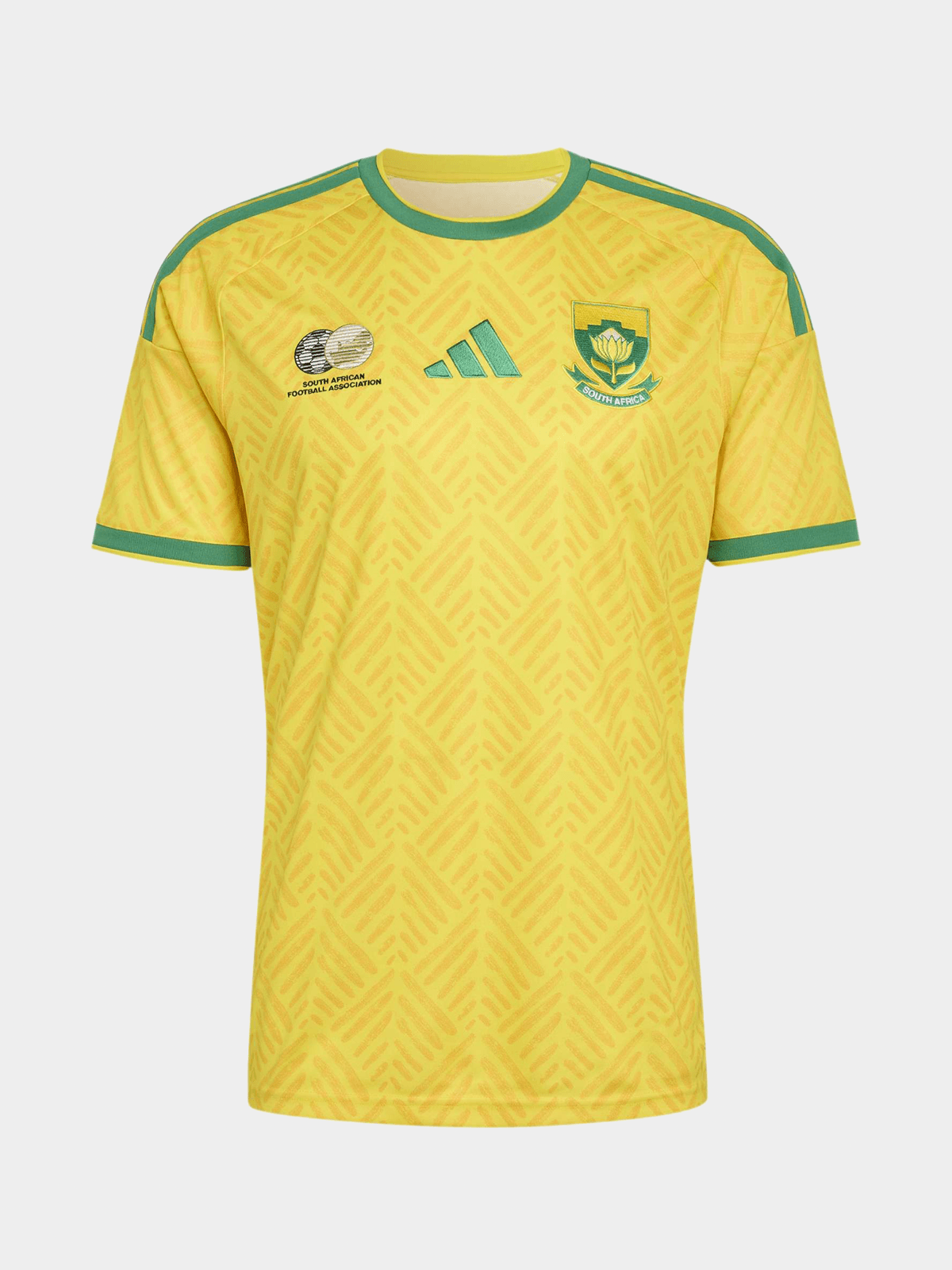 Adidas Men's South Africa Bafana Home World Cup 26 Yellow/Green Stadium Jersey