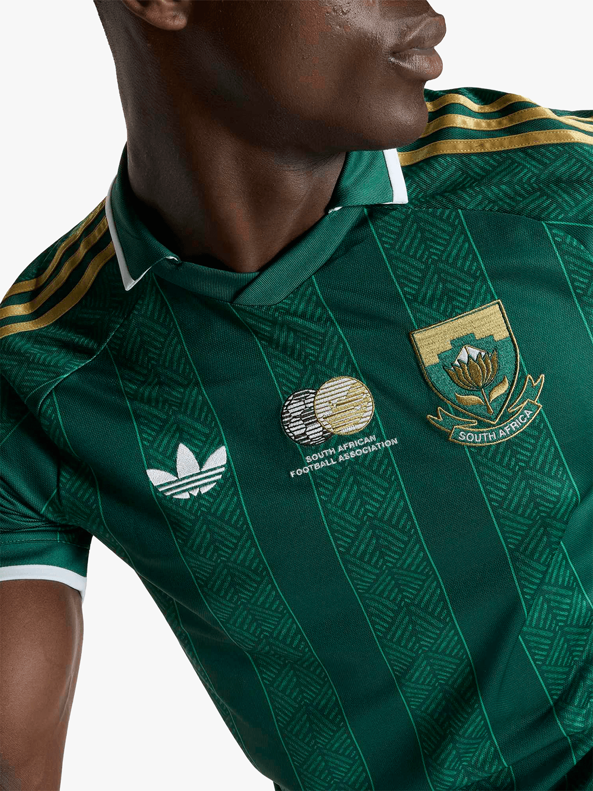 Adidas Men's South Africa Bafana Away World Cup 26 Green Stadium Jersey