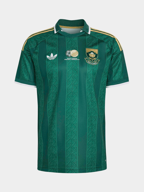 Adidas Men's South Africa Bafana Away World Cup 26 Green Stadium Jersey