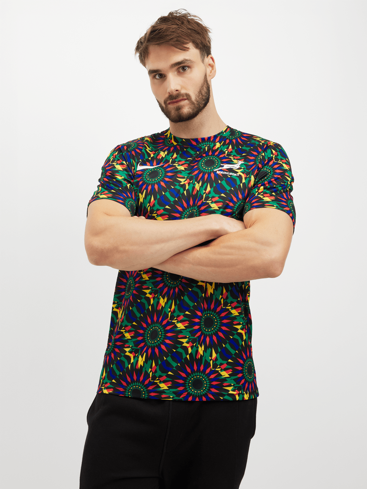 Nike Men's Springboks Pre-Match Multi Tee