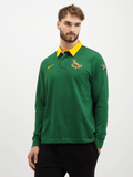 Nike Men's Springboks Heritage Long Sleeve Green Jersey