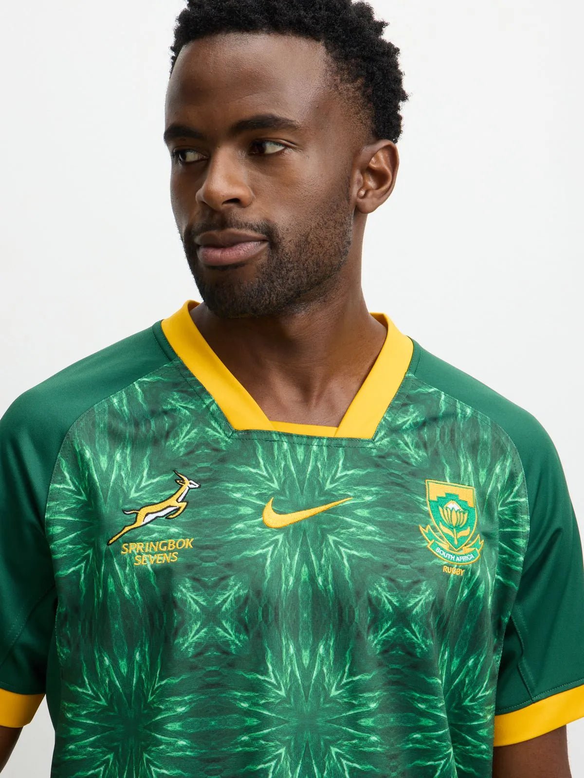 Nike Men's Springboks 7's Home 25/26 Green Stadium Jersey