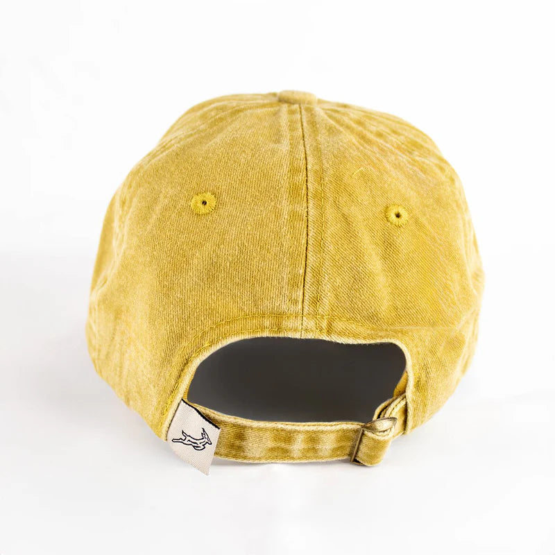 Springboks Natural Emb Dad Cap-Mustard